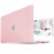 iBenzer Laptop Case for MacBook Pro Touch Bar & Non-Touch Bar - Rose Quartz Perspective: back