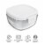 Bentgo® Glass Salad Container - White Perspective: back