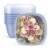 Bentgo® Food Storage Bowl - Periwinkle Perspective: back