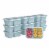 Bentgo® Prep 2 Compartment Snack Container - Sky Blue Perspective: back