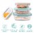 Bentgo® Glass Leak-Proof Food Storage Containers Perspective: back