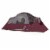 CORE Extended Dome Tent 16 x 9 Foot 9 Person Camping Tent with Air Vents, Red Perspective: back