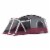 CORE 40072 11 Person Family Outdoor Camping Cabin Tent with Screen Room, Red Perspective: back