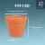 Terra Cotta Pots - 10-Count Terracotta Pots, 2.6-Inch Mini Flower Pots Perspective: back