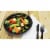 20-Pack Disposable Meal Prep Bento Lunch Box Containers Set 22 oz Microwave Safe Perspective: back