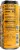 Rockstar® Punched® Mango Energy Drink Perspective: back
