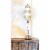 Lucas McKearn Birdland 1-light Crystal Table Lamp in Black/Gold Stripes Perspective: back