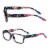 Readerest Floral Blue Light Blocking Reading Glasses (1.50 Magnification) - Computer Glasses Perspective: back