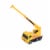 Maxx Action Mini Construction Series Vehicle Crane Truck Perspective: back
