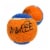 Midlee Squeaky Mini Tennis Ball for Dogs 1.5 - Pack of 12 (Orange/Blue) Perspective: back