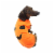 Midlee Pumpkin Face Dog Shirt Halloween Costume (Large) Perspective: back