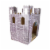 Midlee Castle Cat Scratcher House Perspective: back