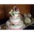 Juvale Fun Wedding Couple Figures Decorations Cake Topper - Bride Tied up Groom Figurines Perspective: back