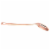 14" Rose Gold Slotted Spoon Copper Coated Ideal for Straining Vegetables Soup Perspective: back