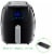 GoWISE USA 5.0-Quart 1500-Watt Digital Air Fryer, (Black) Perspective: back