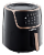 GoWISE USA 7-Quart Electric Air Fryer with Dehydrator, Black/Copper Perspective: back