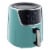 GoWISE USA 7-Quart Electric Air Fryer with Dehydrator, Mint/Silver Perspective: back