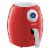 GoWISE USA 3.7-Quart Digital Air Fryer, Red Perspective: back