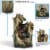 Sunnydaze Cascading Caves Waterfall Water Tabletop Fountain Feature w/ LED - 14 Perspective: back