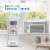 BLACK+DECKER® 6000 BTU Window Air Conditioner with Remote Perspective: back