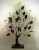Alpine Lighted Indoor LED Metal Tree Patio Garden Decor, (ONY104HH-L) Perspective: back