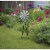 Alpine 24 In. H. Rustic Bronze & Silver Iron Mini Windmill JUM368 Perspective: back