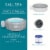 Bestway Honolulu SaluSpa 6 Person Inflatable Round Hot Tub Spa with 140 AirJets Perspective: back