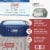 Coleman Atlantis SaluSpa 140 AirJet Square 4-6 Person Inflatable Hot Tub, Blue Perspective: back