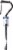 Drive Medical Offset Gel Cane Perspective: back