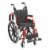 Pediatric Child Kid Size Wallaby Manual Wheelchair (12 , Fire Engine Red) Perspective: back