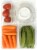 Taylor Farms® Snap Peas & Dip Snack Tray Perspective: back