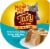 Meow Mix Tasty Layers Swirled Pate Cat Food 2.75 oz Cup Perspective: back