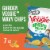 Sensible Portions Sea Salt Garden Veggie Wavy Chips Perspective: back