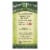 Mate Factor Organic Yerba Mate Fresh Green 24 Tea Bags - 2.96 oz (84 g) Perspective: back