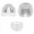 Bumbo Baby Toddler Adjustable Height 3-in-1 Non-Slip Booster Seat, Light Pink Perspective: back