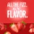 IZZE No Sugar Added Strawberry Sparkling Juice Beverage Blend Perspective: back