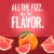 IZZE No Sugar Added Grapefruit Sparkling Juice Beverage Blend Perspective: back