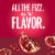 IZZE No Sugar Added Pomegranate Sparkling Juice Beverage Blend Perspective: back