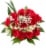 Premium Dozen Rose Bouquet Perspective: back