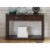 Wallace Dark Brown Sofa Table Perspective: back