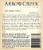 Arrow Creek Chardonnay Perspective: back