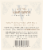Napa Family Vineyards Cabernet Sauvignon Perspective: back