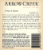 Arrow Creek Pinot Noir Perspective: back