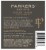 Parkers Estate Pinot Noir Red Wine Perspective: back