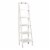 Furniture of America Jameson Contemporary Wood 5-Tier Bookshelf in White Perspective: back