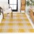 Sabine Traditional Farmhouse Bold Gingham Indoor/Outdoor Area Rug Perspective: back