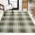 Sabine Traditional Farmhouse Bold Gingham Indoor/Outdoor Area Rug Perspective: back