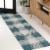 Sabine Traditional Farmhouse Bold Gingham Indoor/Outdoor Area Rug Perspective: back