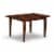 BUCK5-BLK-W 5 Pc Counter height Table set-high Table and 4 Stools Perspective: back