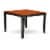 6 Pc Dining set with bench set-Dining Table and 4 Dining Chairs and Bench Perspective: back
